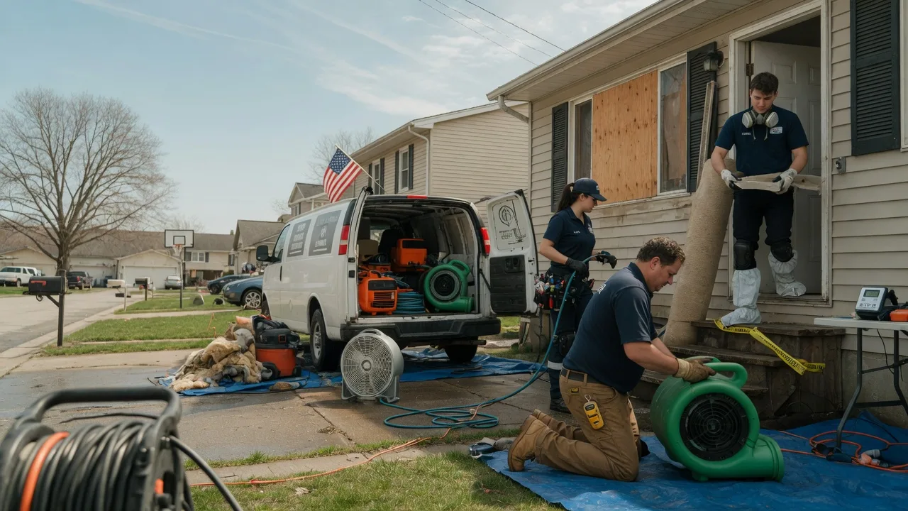 Water Damage Restoration in Rolling Prairie, IN near me